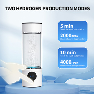 Suyzeko ขวดน้ำไฮโดรเจน5000ppb ขวดน้ำไฮโดรเจนแบบพกพา H2เข้มข้น SPE - Product Image 6