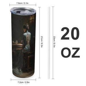 Stainless Steel Tumbler 20oz Vacuum <b>Insulated</b> Custom Design Travel <b>Cup</b> - Product Image 1