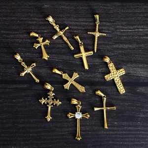 Accesorios de Joyería para Collares DIY, Colgante de Cruz a la Moda, Personalizado para Hombres y Mujeres, Dijes Encantadores - Product Image 4