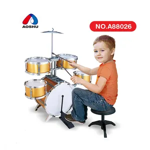 plastic musical instrument entertainment toy jazz drum set prices for children