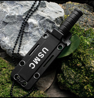 Couteau de survie avec étui, lame fixe, mini-couteaux pour la chasse en plein air