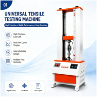 Máquina de Ensayo Universal de 5kN, Probador de Tracción Electrónico, Equipo de Prueba de Resistencia de Materiales para Plástico, Caucho, Metal y Textiles