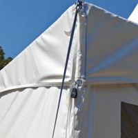 Pour Celina 20ft X 20ft (6m X 6m) tissu PVC étanche extérieur mariage et fête tente câble croisé cadre haute crête pour les événements