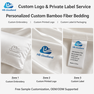 Set Letto per Hotel Personalizzato Cloudland, Certificato OEKO-TEX Standard 100 TANBOOCEL, Ecologico, Antibatterico, Rinfrescante, Vendita all'Ingrosso - Product Image 4