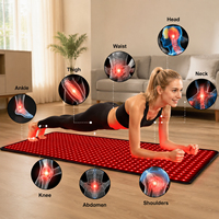 Tapis de luminothérapie LED infrarouge rouge pour tout le corps, sac de couchage de luminothérapie infrarouge, double 660nm 850nm pour sauna domestique et usage corporel complet