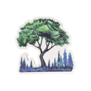 Venta al por mayor decoración del hogar Etiqueta Privada diseño personalizado mate hermosas hojas en forma de pegatina de pared - Product Image 3