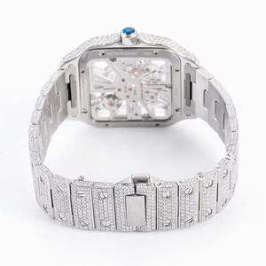 Reloj Drioshipping de Acero Inoxidable con Diamantes Cultivados en Laboratorio con Claridad VVS, que Agrega un Toque de Lujo y Eleva tu Estilo - Product Image 4