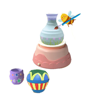 Machine à poterie manuelle en plastique 2026, très populaire – Machine artisanale de peinture et de modelage en argile polymère DIY pour enfants de 5 à 7 ans