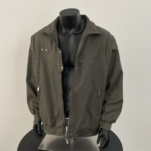 Chaqueta de Piloto Retro Y2K para Hombre 2025 - Estilo Cleanfit Holgado, Ropa de Trabajo Desestructurada, Ropa Urbana, Abrigo de Primavera/Otoño, Logotipo Personalizado Disponible - Product Image 2
