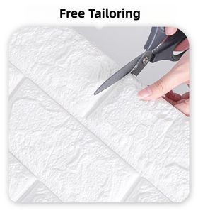 Fourniture d'usine Mousse Diy Panneau <span class=keywords><strong>Multicolore</strong></span> 3D Xpe Brique Sticker Mural Peel and Stick Wallpapers - Product Image 5