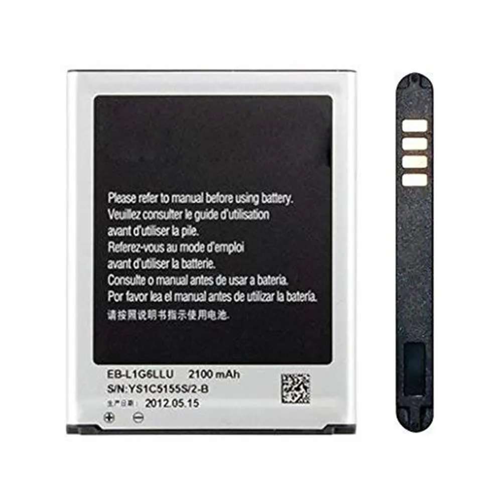 Hoge Kwaliteit Li-Ion Originele EB-L1G6LLU Voor Samsung Galaxy S3 / S3 Neo Mobiele Telefoon Batterij 2100Mah Met 12 Maanden Garantie