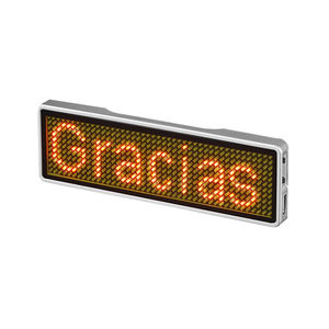 Recarga programable pequeña pantalla LED nombre placa - Product Image 4