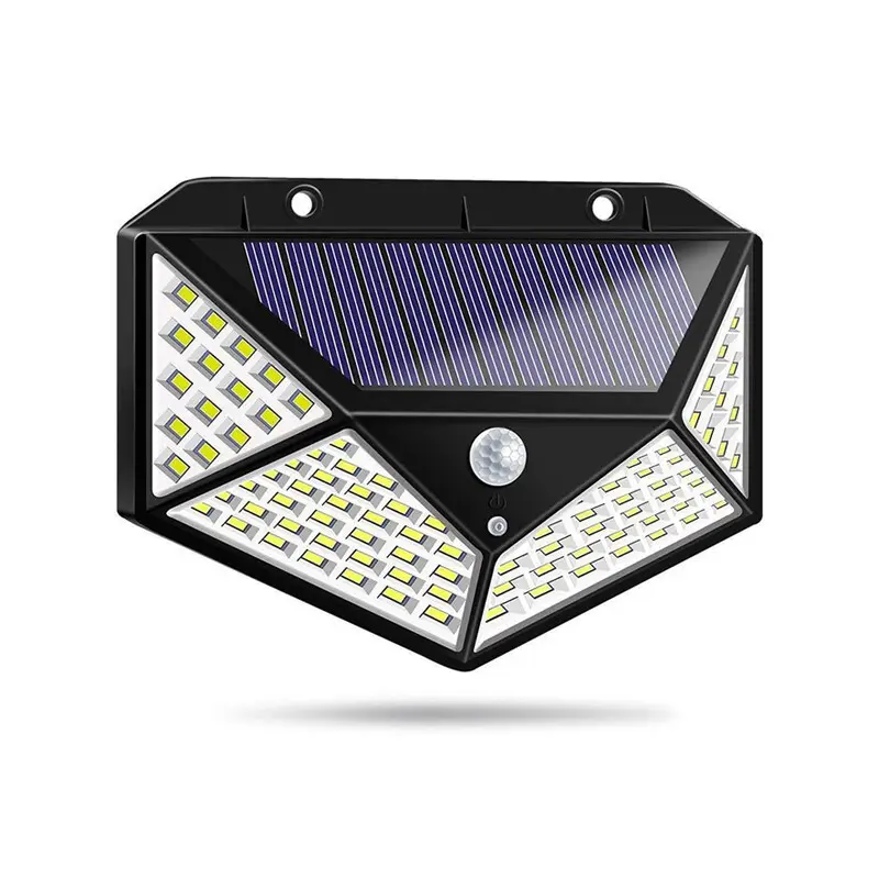 Lampe solaire à LED Lampe solaire d'extérieur avec détecteur de mouvement Lampe de rue à LED Spot à LED pour décoration de jardin