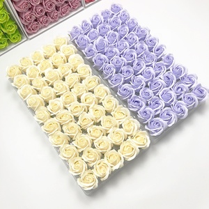 Handmade Nghệ Thuật Nhân Tạo Hoa 3 Lớp Rose Head Bó Hoa Hộp Quà Tặng Trang Trí Đám Cưới Mô Phỏng Xà Phòng Hoa - Product Image 4