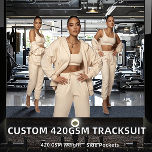 Custom Women Autumn Maternity <b>Plus</b> <b>Size</b> Solid 2 1 Tracksuit Breathable Casual Regular Fit Polyester OEM Wholesale Gym <b>Jogger</b> <b>Set</b> - Product Image 2