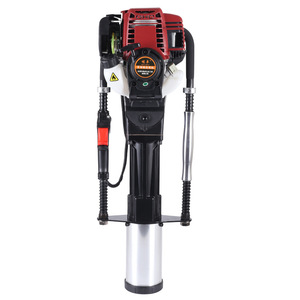 Portable Pile Driver Pump <b>Small</b> <b>Tool</b> 2100W 100mm 1.2m Depth High Efficiency Construction Guardrail Flood - Product Image 1