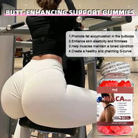 Gummies OEM Black Maca Plus pour des fesses volumineuses et des courbes extrêmes, à base de racine de Maca noire pour améliorer la vitalité chez les hommes et les femmes, booster des fesses