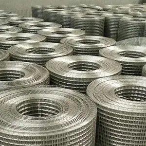 Galvanized Square Hole Welded Wire Mesh for Cage Heavy Duty 1/2 1 Inch Hot Dipped Galvanized Coated Customized Protection