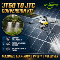 Drone de nettoyage solaire pour l'entretien des centrales photovoltaïques, UAV avec planification automatique de route, système de pulvérisation intelligent, équipement professionnel