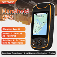 Récepteur GPS portable à batterie rechargeable pour randonnée camping cartographie arpentage terrain localisateur GPS