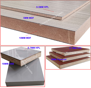 Láminas Decorativas Blancas de HPL de 0.8mm de Lesifu, Fabricante de Laminados Fenólicos/Urea Tipo <span class=keywords><strong>Formica</strong></span> - Product Image 6