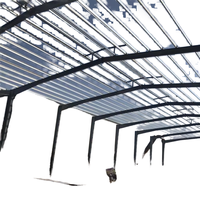 Bâtiment d'entrepôt moderne à grande portée, préfabriqué, avec structure en acier profilé H laminé à chaud, soudage sur site, haute capacité de charge