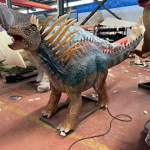 Waterdichte Dinosaurus Dino Park Replica Model Levensgrote Siliconen Rubber Elektronische Dinosaurus Gemaakt In China