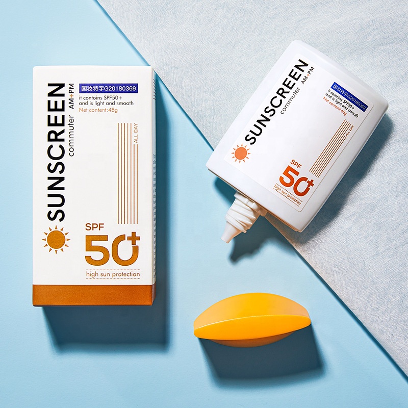 Фирменный крем на солнечной батарее, отбеливающий солнцезащитный экран для лица, увлажняющий солнцезащитный блок, солнцезащитный крем SPF 50