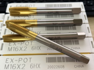 Tarauds en acier HSS M35 à pointe spirale, tarauds à vis <span class=keywords><strong>M14</strong></span> M16 pour machines CNC, outils de <span class=keywords><strong>taraudage</strong></span> et de filetage en carbure - Product Image 6