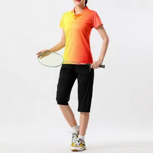 Быстросохнущая Женская майка для бадминтона, Спортивная рубашка с цифровой печатью, унисекс, унисекс, теннисная форма для женщин