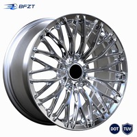 Jantes forgées sur mesure 2 ou 3 pièces en alliage d'aluminium 6061 bronze poli brossé pour berlines, coupes, SUV et tout-terrain, PCD personnalisé