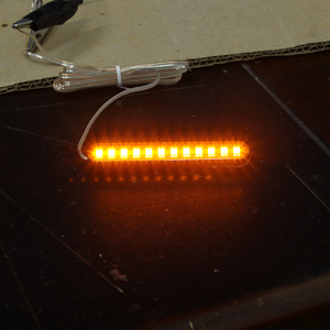 ไฟเลี้ยวแบบไดนามิกสำหรับมอเตอร์ไซค์ ADT 12LED 12V-14V สีเหลือง ไฟเลี้ยวแบบไหลต่อเนื่อง กันน้ำ IP67 - Product Image 6