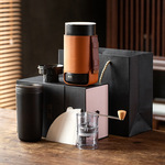 Ensemble de cafetière à filtre en acier inoxydable, design moderne, écologique, isolé sous vide, portable, pour la préparation de l'espresso en voyage - Product Image 4