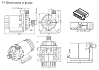 Pompe de fontaine intelligente sans balais 24V DC ZKSJ à débit réglable pour aquarium et bassin de jardin – Fabricant ODM/OEM