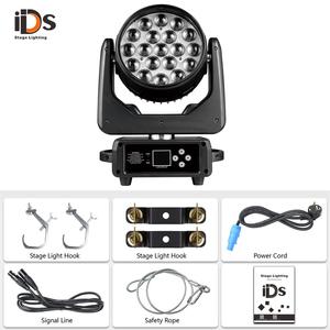 19x15w Zoom rửa di chuyển đầu ánh sáng Luces <span class=keywords><strong>Led</strong></span> DJ Câu lạc bộ ánh sáng sân khấu <span class=keywords><strong>Led</strong></span> di chuyển đầu rửa ánh sáng vũ trường - Product Image 6