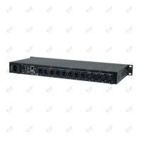 Processeur audio professionnel EIF LA408 de haute qualité, DSP numérique haute performance, matériau métallique, 4 entrées/8 sorties, canaux stéréo/mono