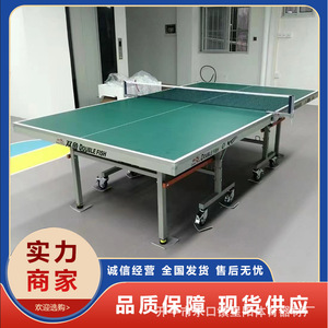 Table de ping-pong Double Fish, panneau vert de 25 mm, pliable, portable, utilisation en intérieur - Product Image 5