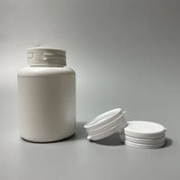Bouteille de pilules en plastique PE, échantillon gratuit 100cc 120cc 150cc, bouteille pour tablette de qualité food, avec bouchon anti-doseur