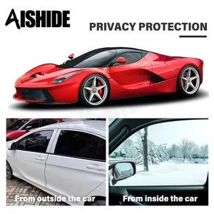 Aishide BK15 1PLY Heat Rejection Dyed Window Film VLT15% 3 Years Warranty 1 Layer Tinting Film Solar Window Film For Car