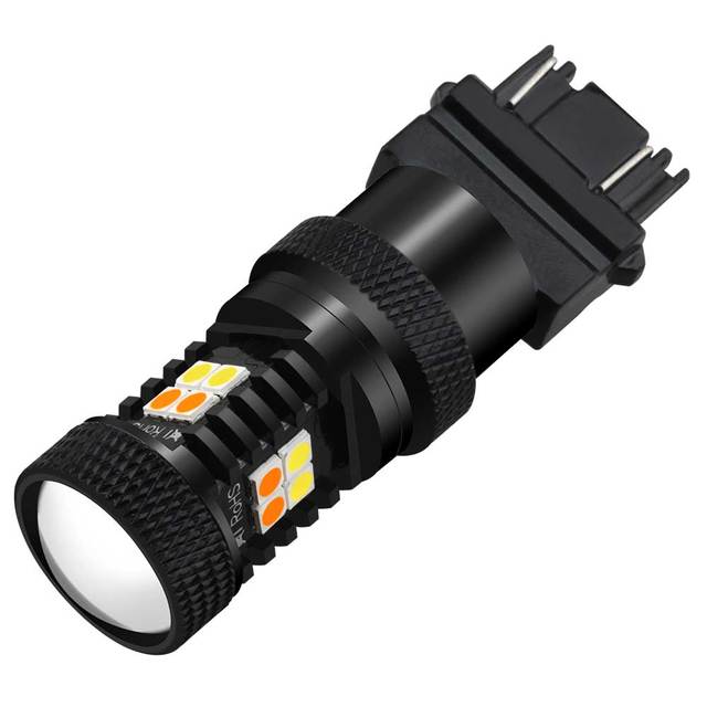 3157 Dual Color 1157 Bay15d P27/7w T20 7443 Led 3030 16SMD Turn Signal Led Driving Light With Drl DJ037