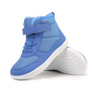 Yoris enfants fourrure pieds nus chaussures automne enfants chaussures filles botte bébé cheville hiver bottes de neige - Product Image 1