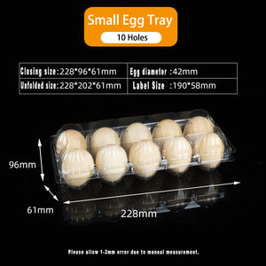Лидер продаж, прочный многоразовый пластиковый лоток для яиц, новейший Штабелируемый Держатель для куриных яиц для птицефабрики - Product Image 6