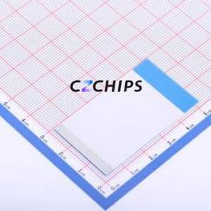 JS05B-54P-050-4-8 FFC Cable (Flexible Flat Cable) P=0.5mm Connector 54P 0.5mm 0.3mm Reverse - Product Image 2