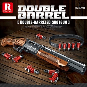Reobrix Double Barrel Shotgun Animals-Themed Plastic Building Block Set 20 Pieces <b>Educational</b> <b>Toy</b> for Children Age 8-13 Years - Product Image 2