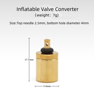 アウトドアキャンプ用ポータブル銅製ガス補充アダプターストーブコネクター、シリンダーガスタンクバーナー、ハイキング用インフレートブタンキャニスター - Product Image 2
