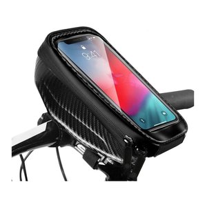 Porta telefono universale impermeabile da 6.8 pollici e borsa portaoggetti per moto e auto-Bike World accessori per biciclette - Product Image 6
