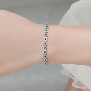 Anello <span class=keywords><strong>da</strong></span> <span class=keywords><strong>Donna</strong></span> in Argento Sterling con Spinello Sintetico Rosso Blu Verde, Cristallo Ovale, Design di Nicchia, Semplice e Versatile, Regalo di <span class=keywords><strong>Capodanno</strong></span> - Product Image 4