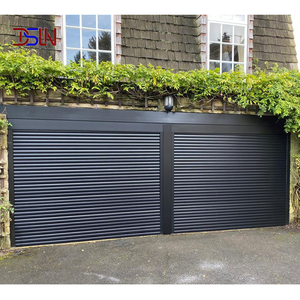 Porte de garage en aluminium et verre à vue complète, moderne, résidentielle, électrique, automatique, style haut de gamme - Product Image 1