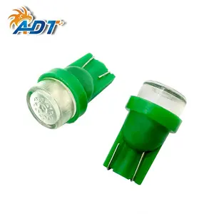 ADT T10 194 #555 Cunha inserir anti cintilação Diamante Cor Verde 2 Led 5630SMD Lâmpadas Planas ac 63 volts flipper pinball luz