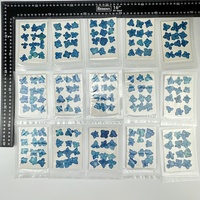 12 buah/pak Hydrangea untuk Resin epoksi kerajinan bingkai lilin pernikahan dan penyebar buluh ditekan bunga